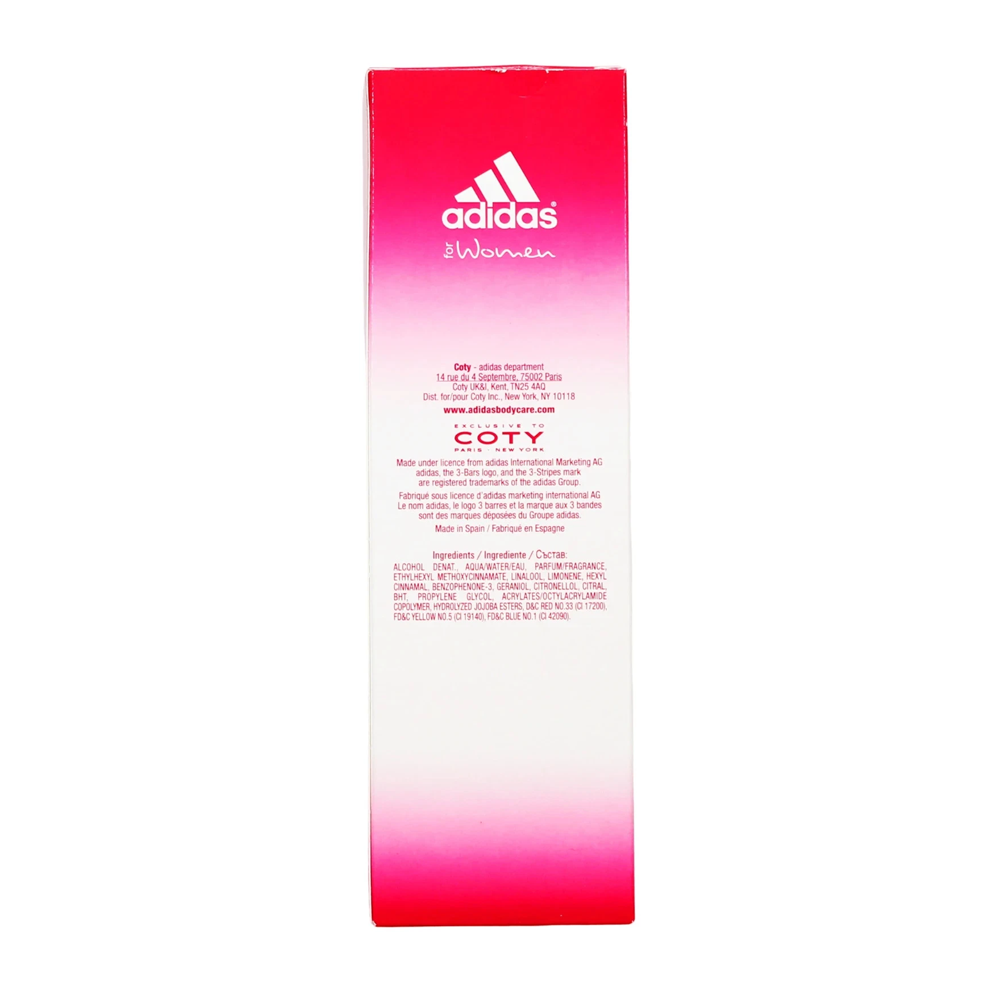 Adidas Fruity Rhythm Eau de Toilette Spray Women's Fragrance + 2 Shower Gel