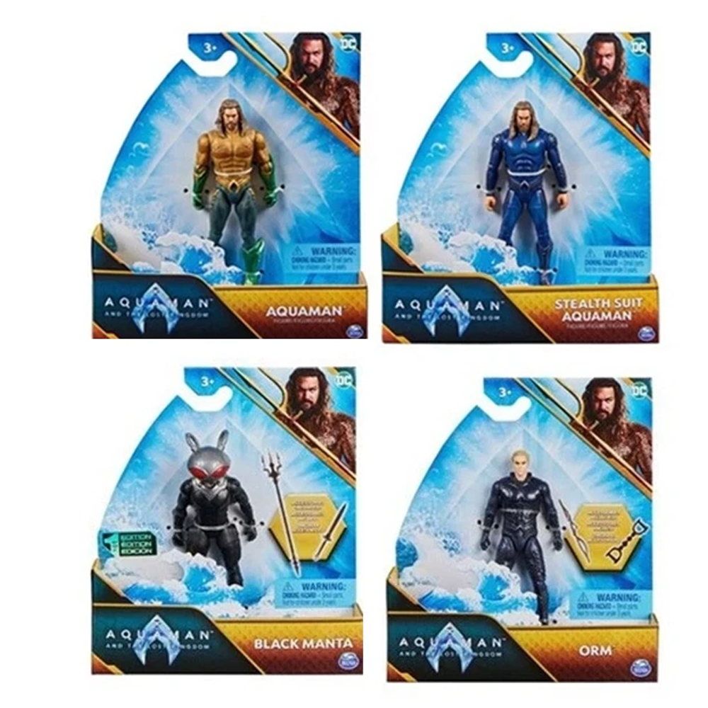 Aquaman & The Lost Kingdom 4” Action Figure DC Spin Master - 4 PACK
