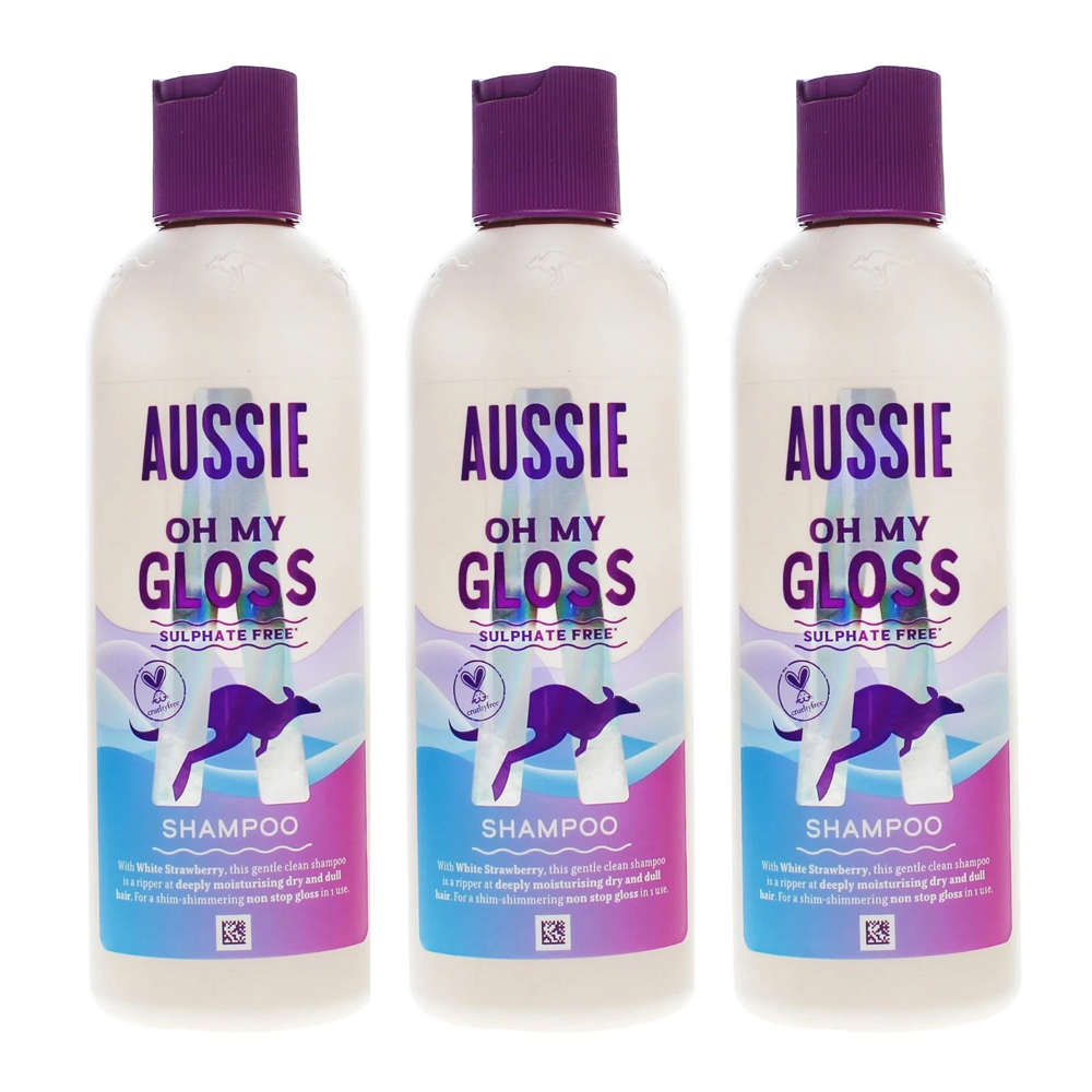 Aussie Oh My Gloss Shampoo 250ml Sulphate-Free