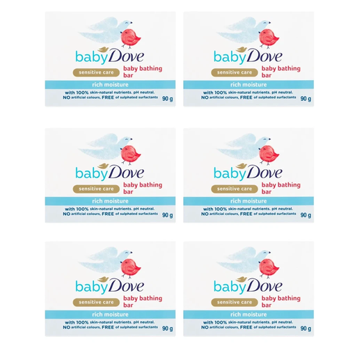 Baby Dove Sensitive Care Soap Rich Moisture Bathing Bar 90g