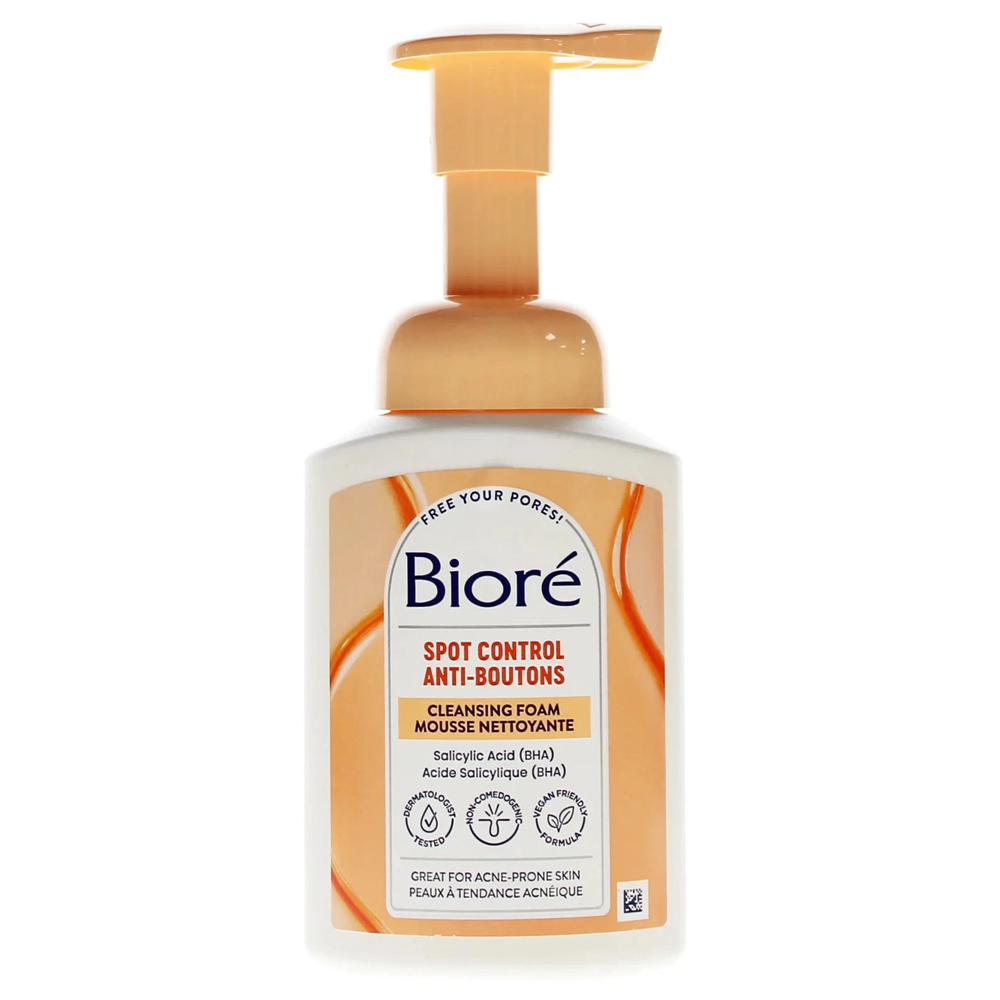 Biore Spot Control Cleansing Foam  Acne Prone Skin Salicylic Acid 200ml - 3