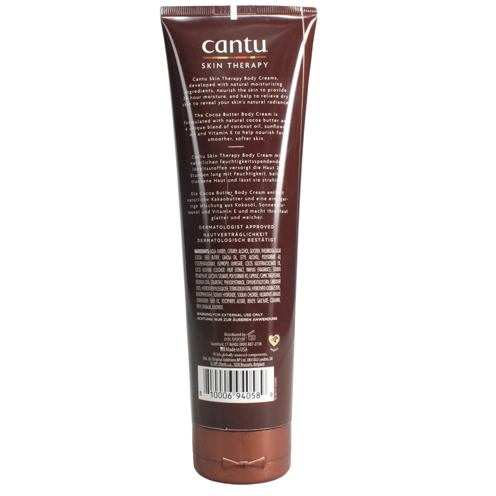 Cantu Skin Therapy Hydrating Cocoa Butter Body Cream For Dry Skin 240g - 3