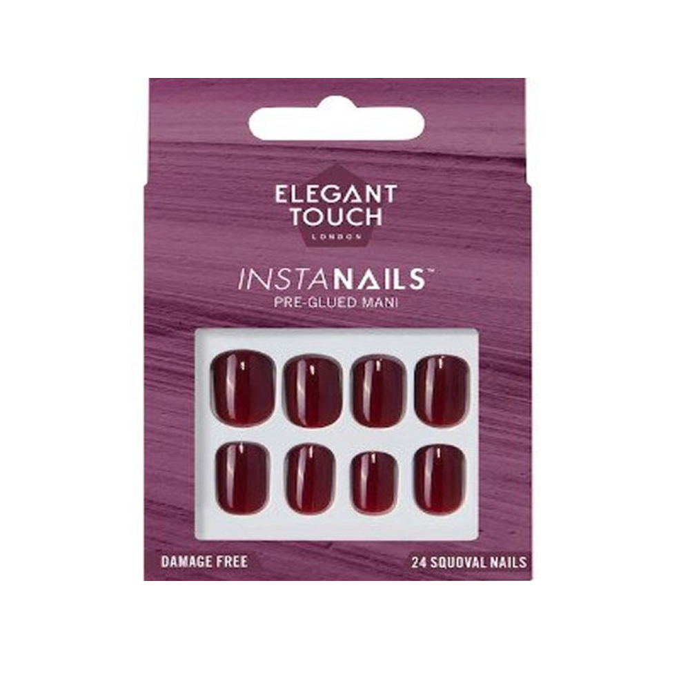 Elegant Touch Instanails Divine Wine Pre-Glued False Nails