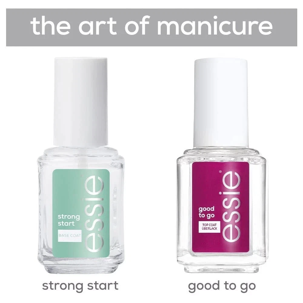 Essie Nail Care Duo Kit Strong Start And Good To Go Base Top Coat