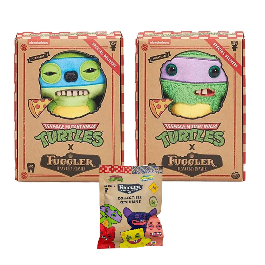 Fuggler Teenage Mutant Ninja Turtles Donatello & Leonardo + 1 Blind Bag 