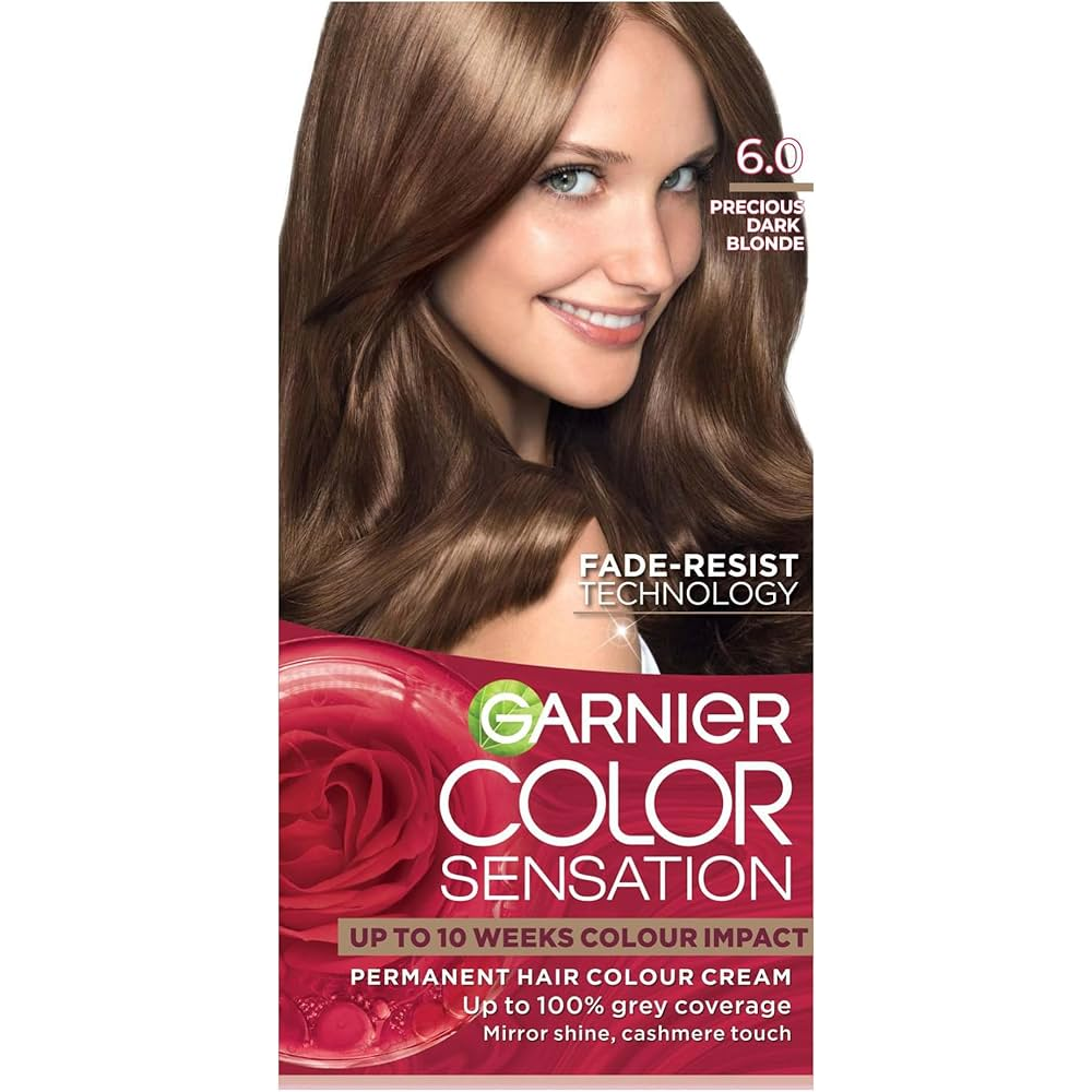 Garnier Color Sensation 6.0 Precious Dark Blonde Permanent Hair Colour 