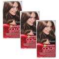 Garnier Color Sensation 6.0 Precious Dark Blonde Permanent Hair Colour Cream - 3 PACK