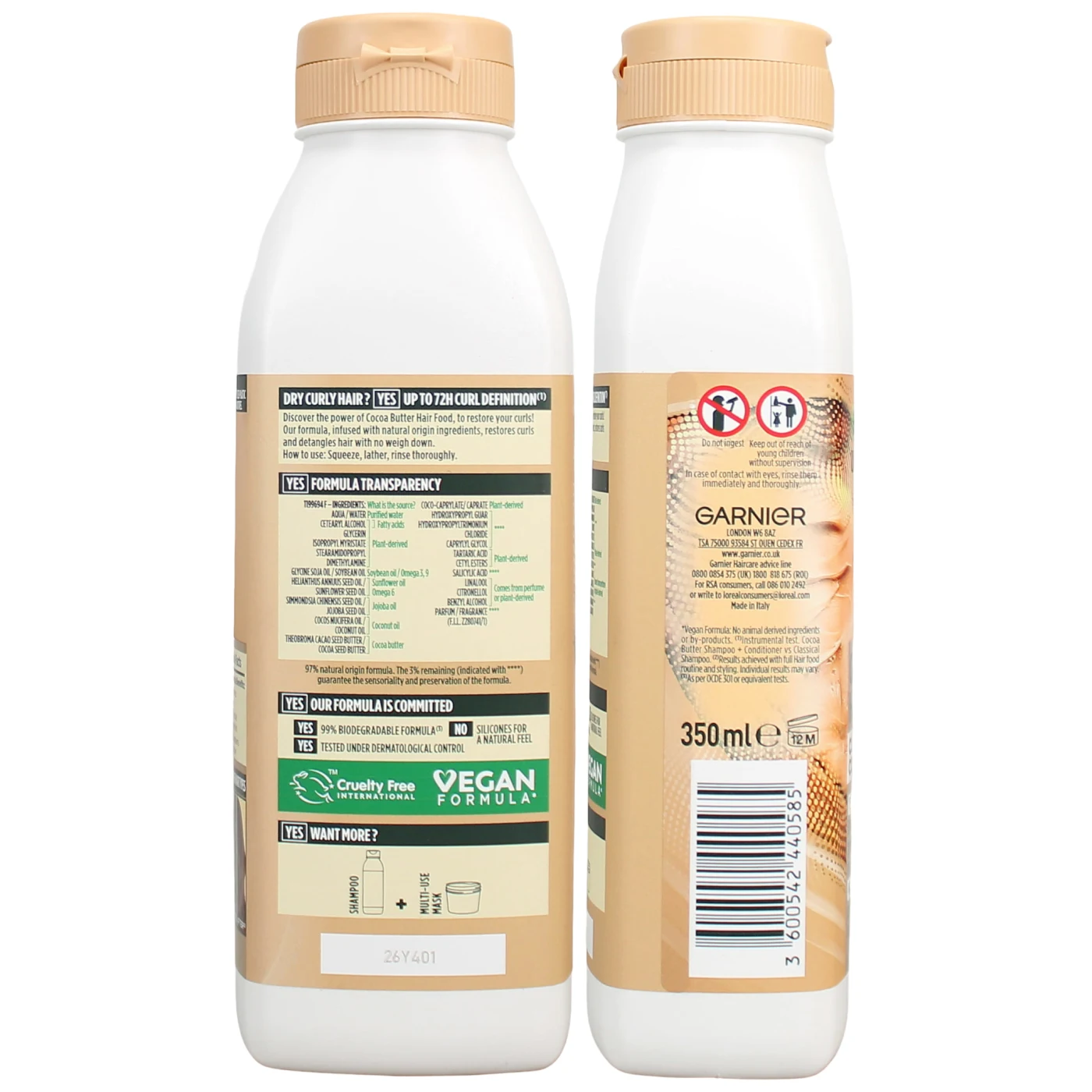 Garnier Hair Food Cocoa Butter 