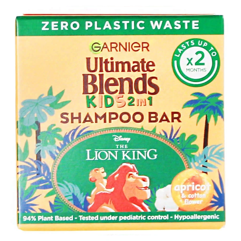 Garnier Ultimate Blends Apricot Kids Shampoo Bar 60g