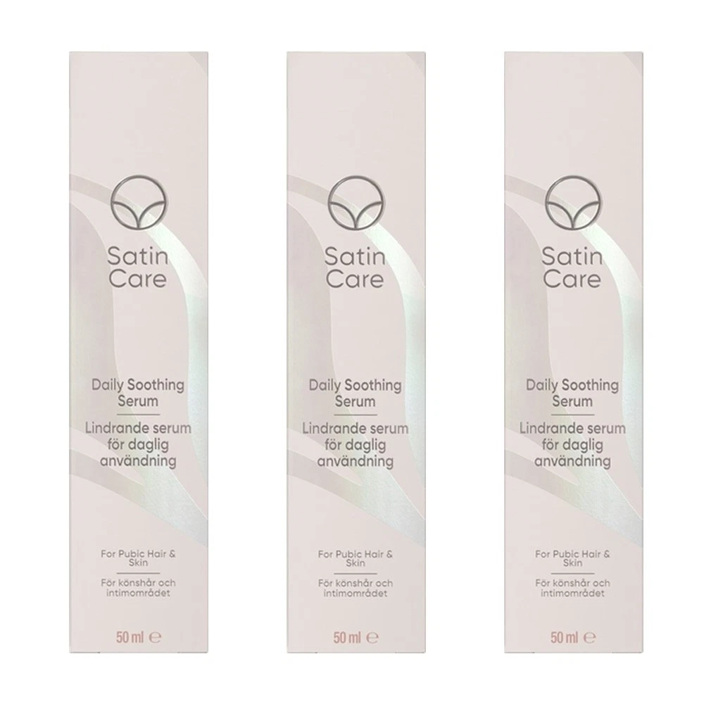 Gillette Venus Satin Care Daily Soothing Serum Bikini Skin Care 50ml - 3 PACK