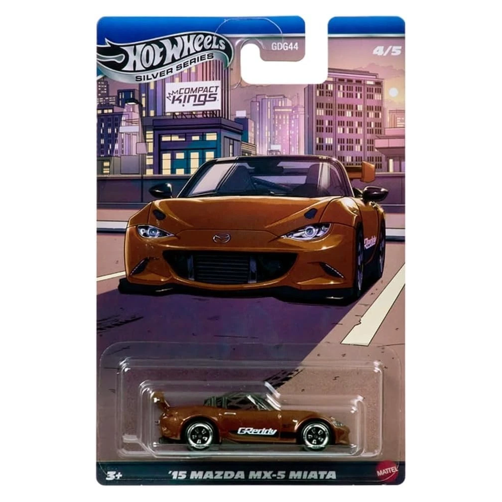 Hot Wheels 1:64 Silver Series Compact Kings - 5 SET