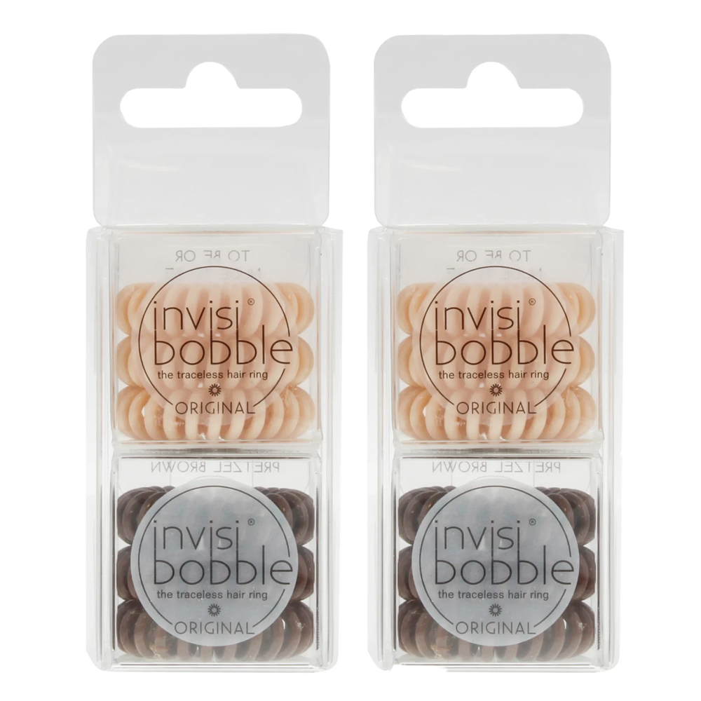 Invisibobble ORIGINAL Traceless Hair Ring Band Pain Free Bobble Duo Pack - 12 PACK