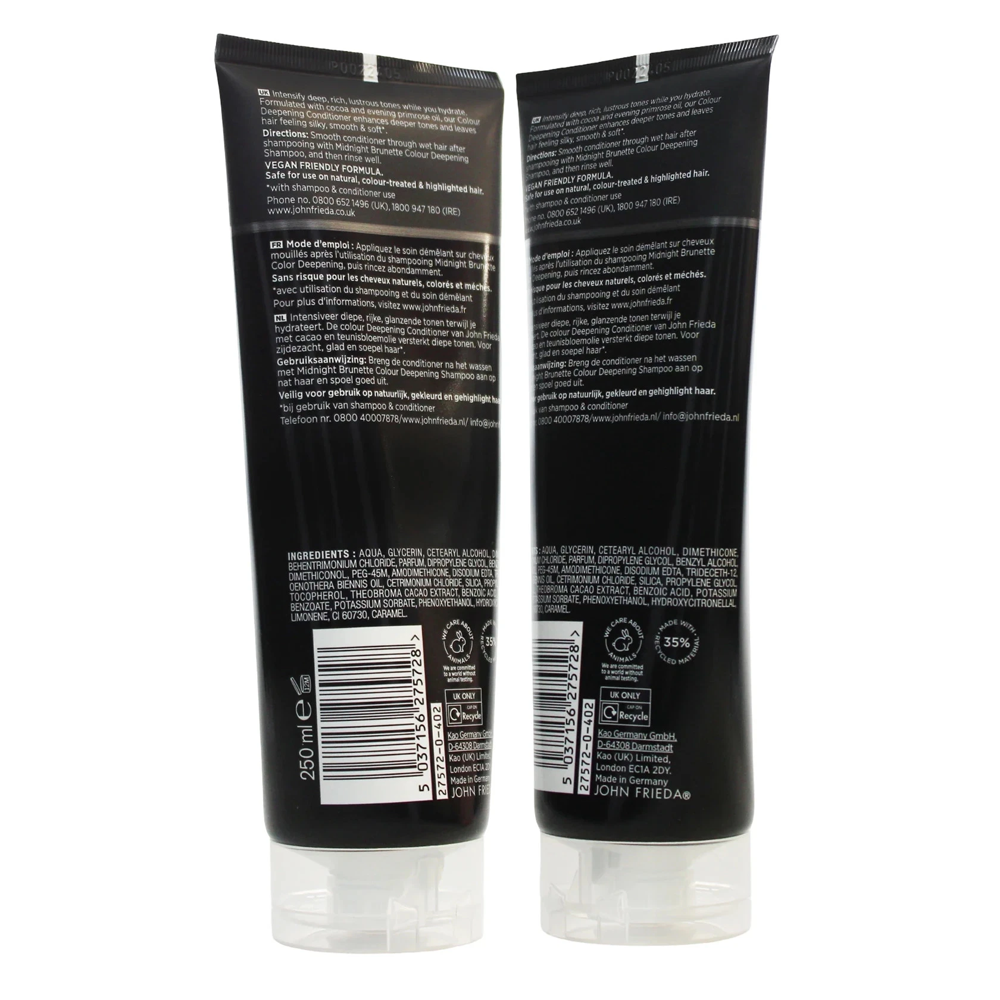 John Frieda Midnight Brunette Colour Deepening Conditioner 250ml - 2