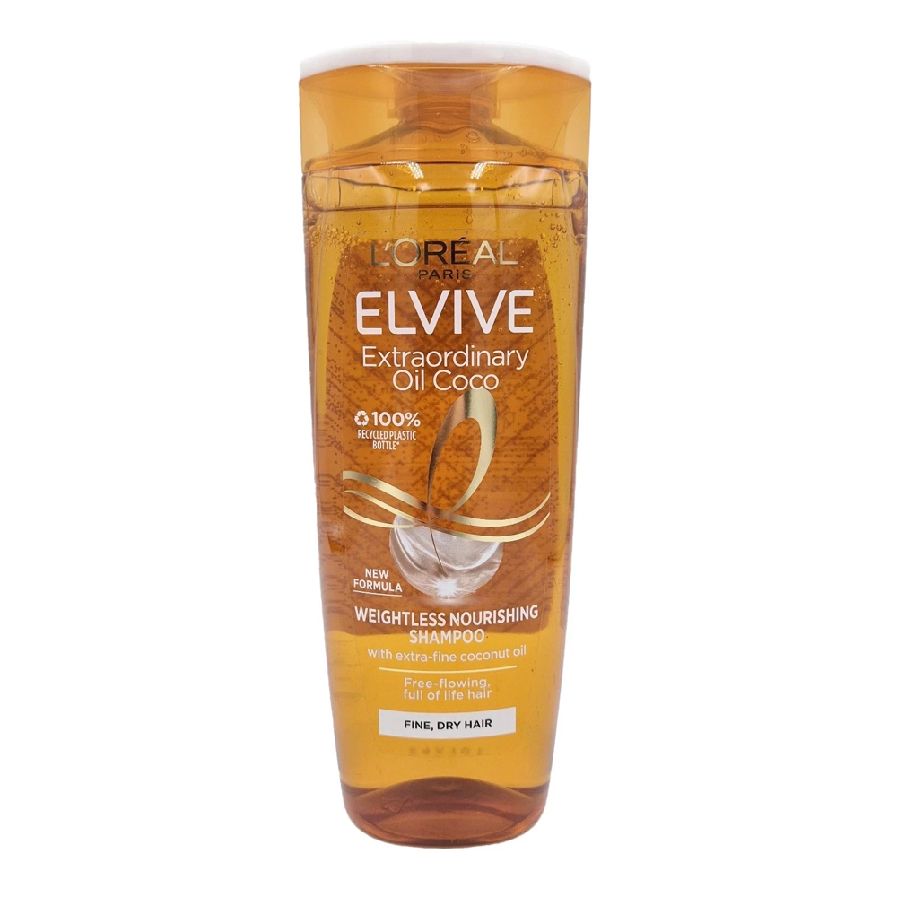 L'Oreal Elvive Extraordinary Oil Coconut Weightless Nourishing Shampoo 500ml - 3
