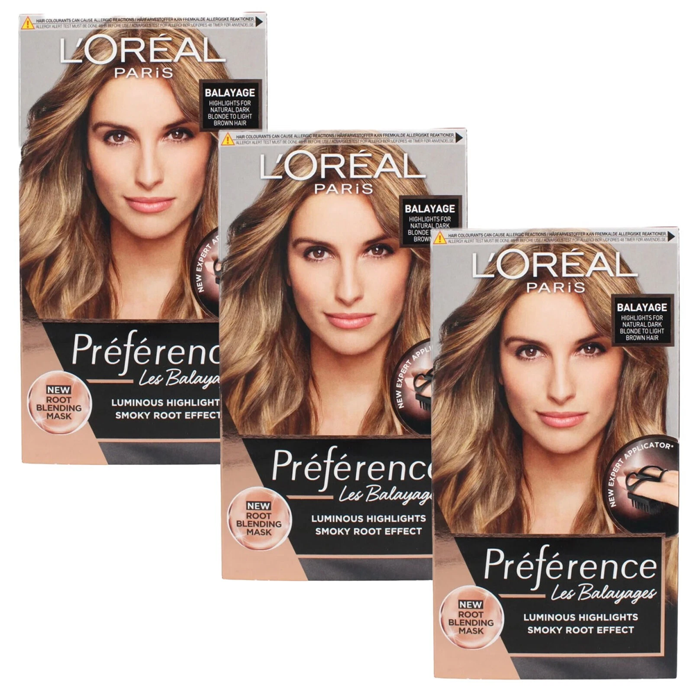 L'Oreal Paris Preference Balayage Natural Dark Blonde to Light Blonde - 3 PACK