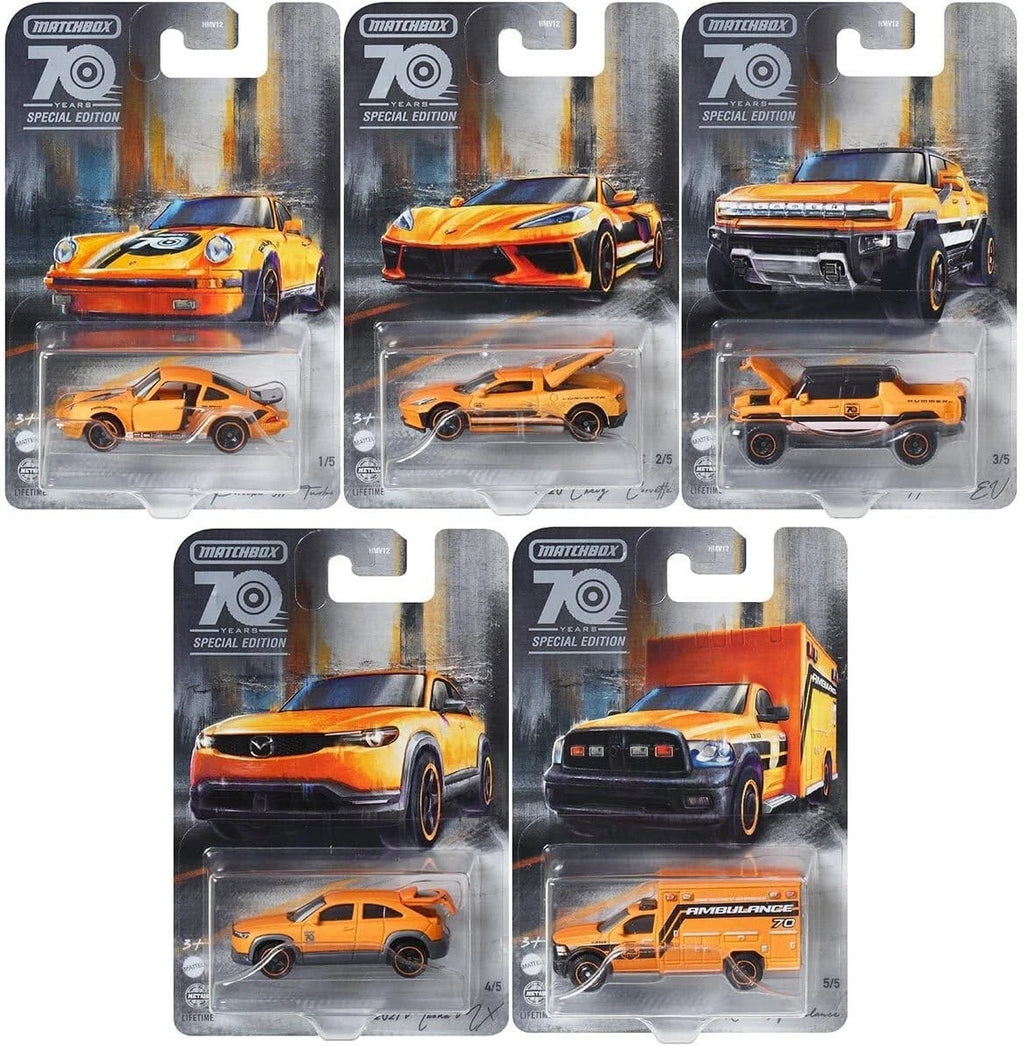 Matchbox 70 Years Special Edition HMV12 SET OF 5