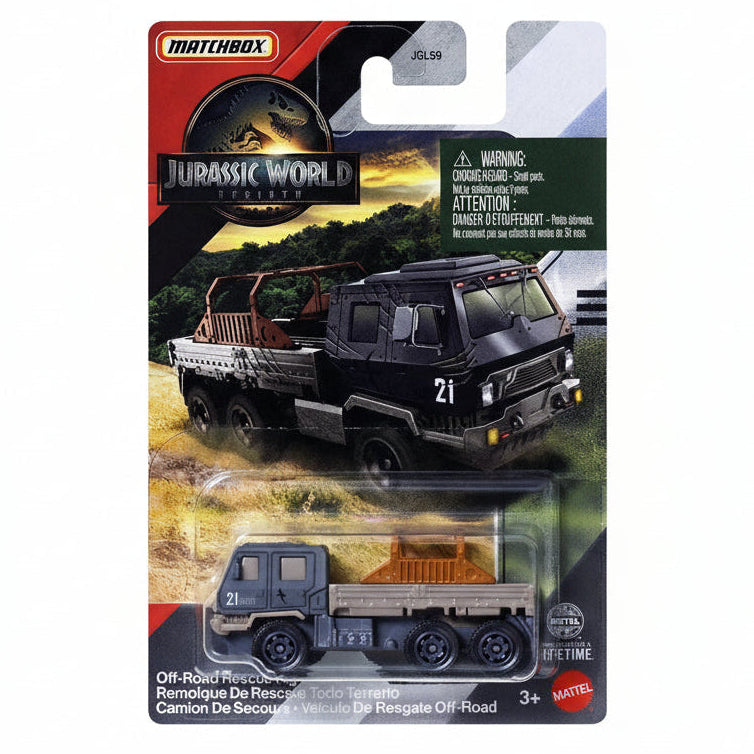 Matchbox Jurassic World Rebirth JGL59 - Off Road Rescue Rig
