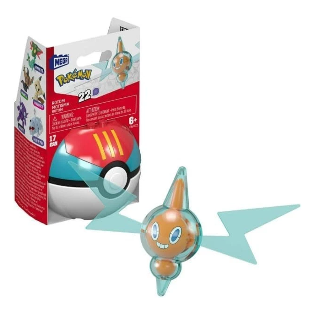 Mega Pokémon Rotom Construction Set Series 22 17PCs