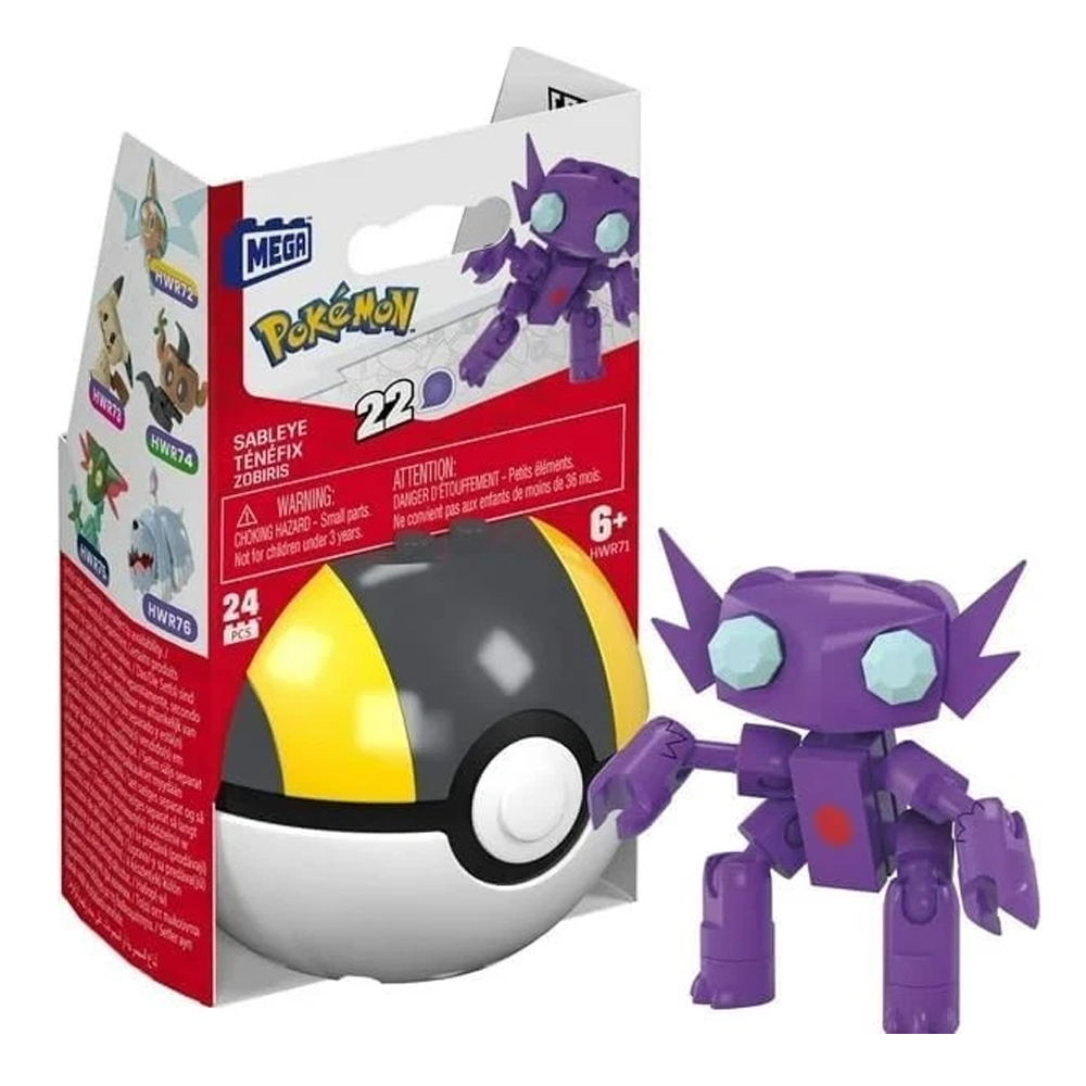 Mega Pokémon Sableye Construction Set Series 22 24PCs