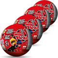 Miraculous Plush Ball Suprise Metal Mira Ball & Stickers - 4 PACK