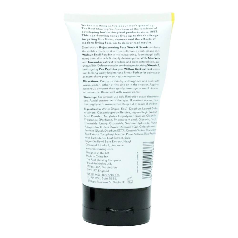Real Shaving Company Rejuvenating Face Wash And Scrub