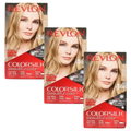 Revlon Colorsilk Champagne Blonde Hair Dye 73 - 3 PACK