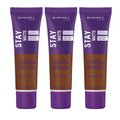 Rimmel Stay Matte Liquid Mousse Foundation 30ml 603 CHOCOLATE - 3 PACK
