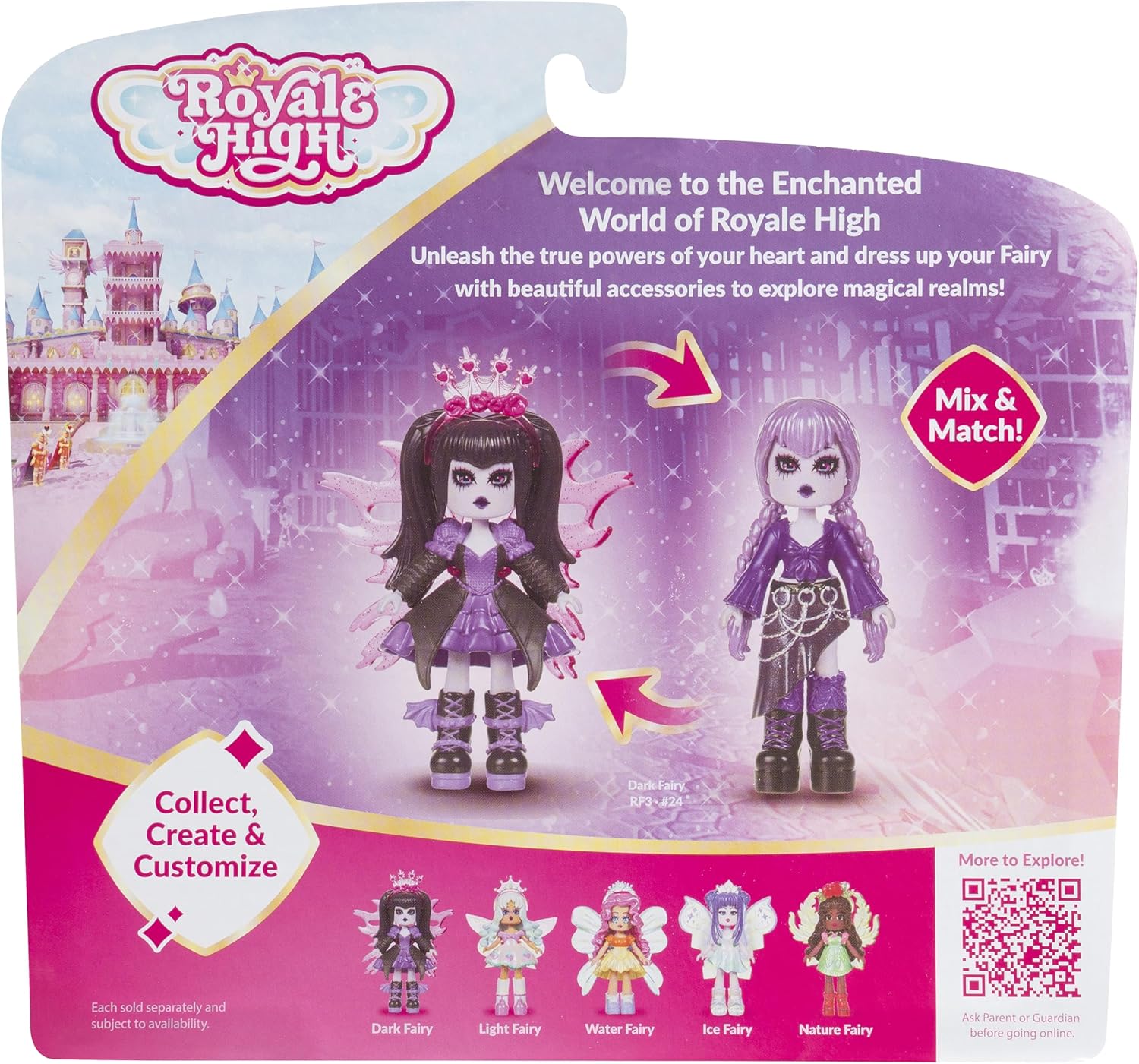 Royale High Dark Fairy Fashion Doll Series 2 