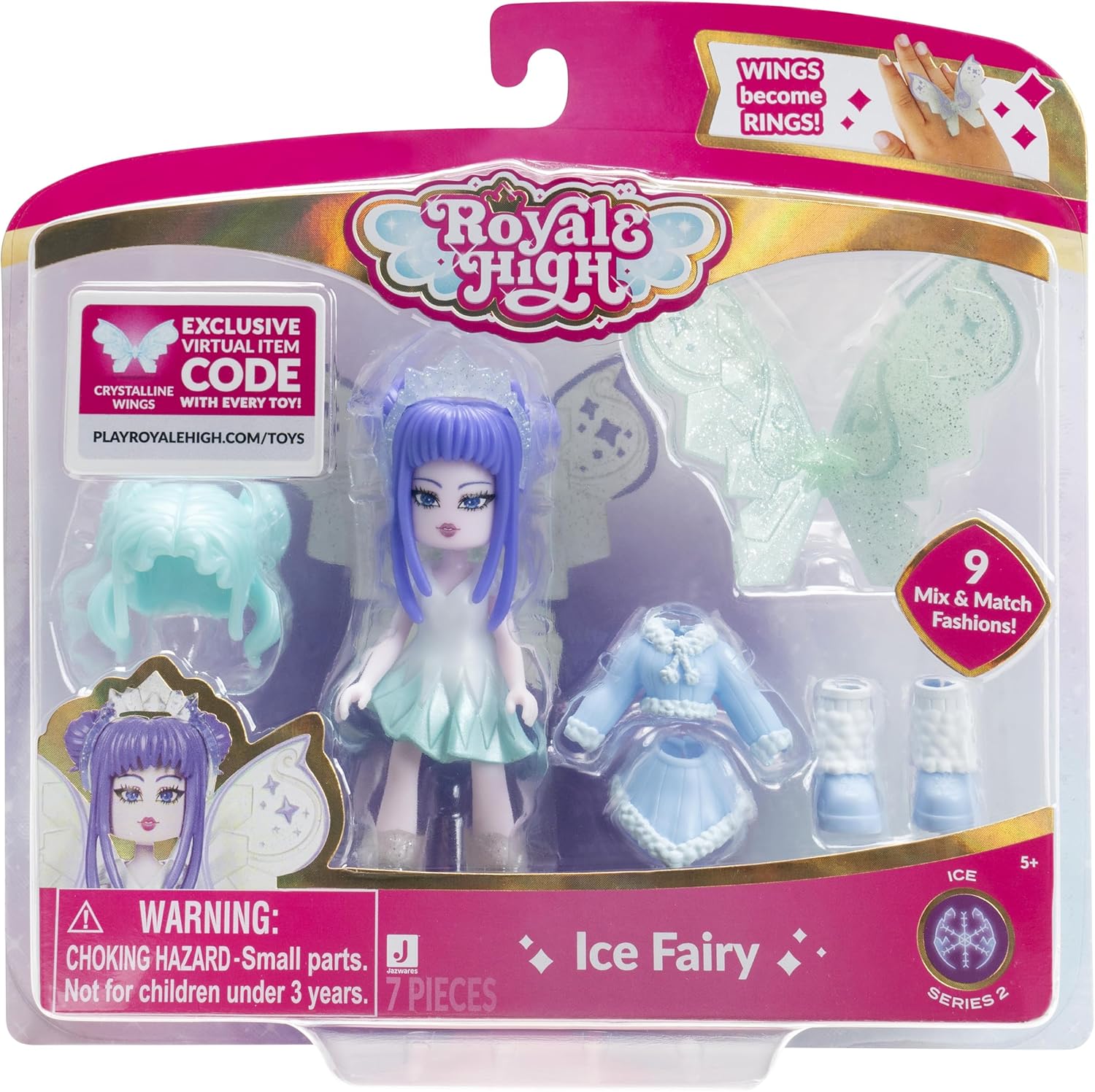 Royale High Ice Fairy Series 2 Crystalline Wing Digital Code