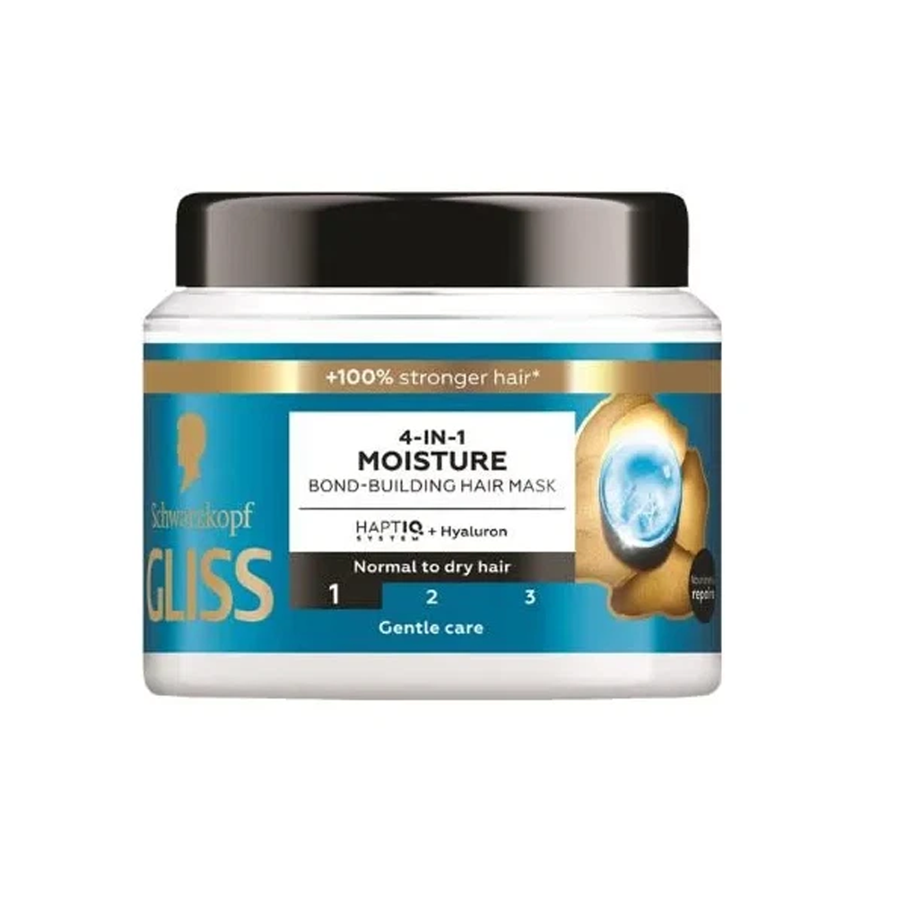 Schwarzkopf Gliss Repair Damaged Hair Mask Moisture 400ml - 3