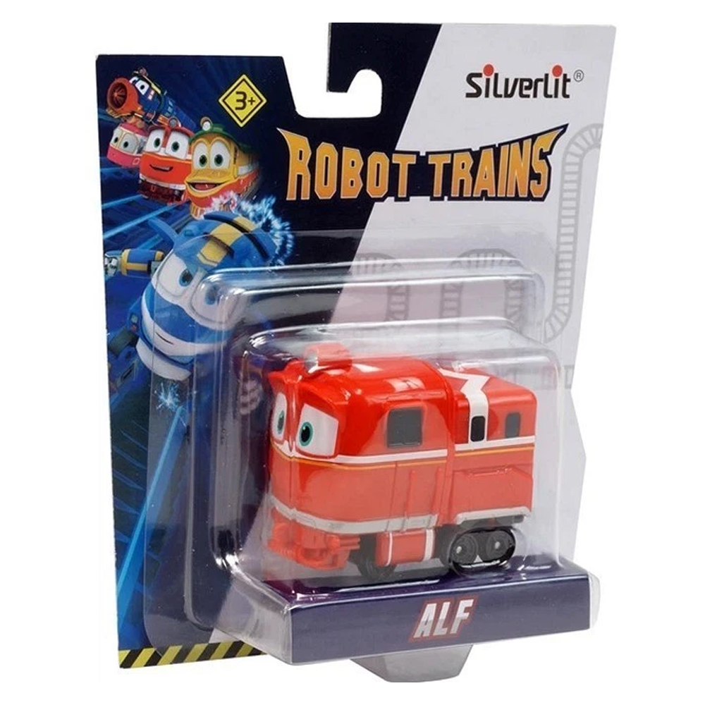 Silverlit Robot Trains Toys Kay, Afl, Duck & Selly - 4 PACK