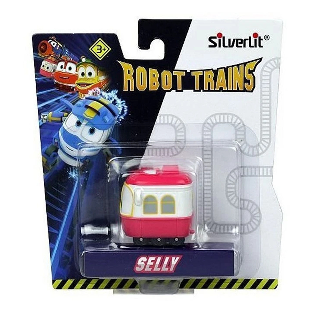 Silverlit Robot Trains Toys Kay, Afl & Selly - 4 PACK BUNDLE