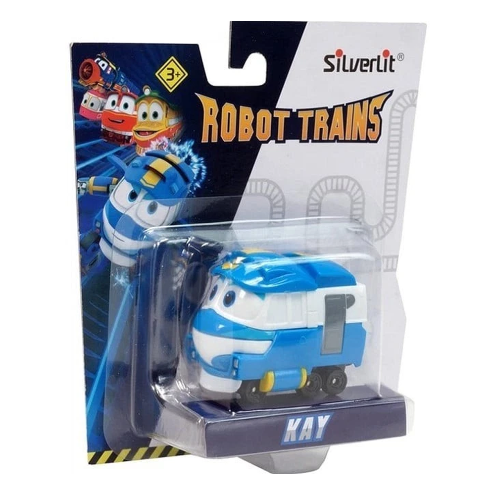 Silverlit Robot Trains Toys Kay, Duck & Selly - 4 PACK BUNDLE