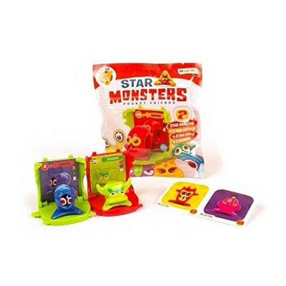 Star Monsters Series 1 Blind Bag Surprise Capsule 2 Per Pack - 36