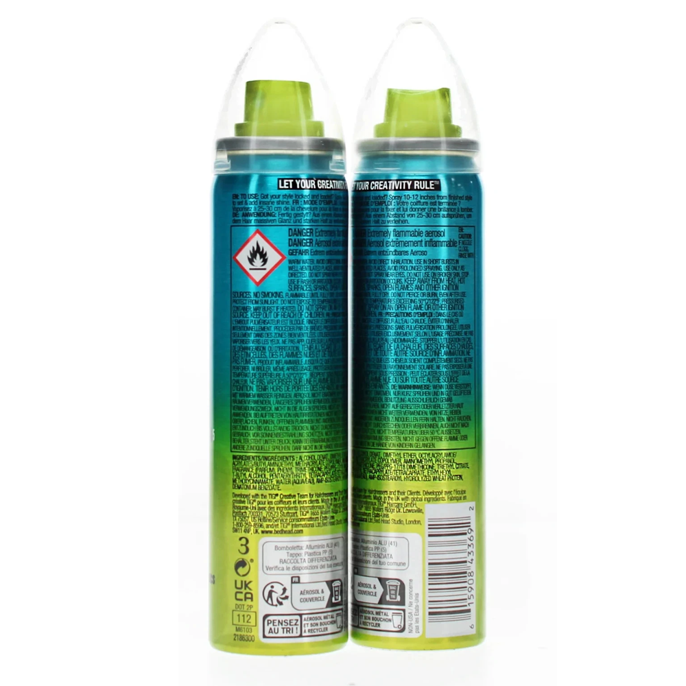 TIGI Bed Head MASTERPIECE Massive Shine Strong Hold Hairspray 75ml