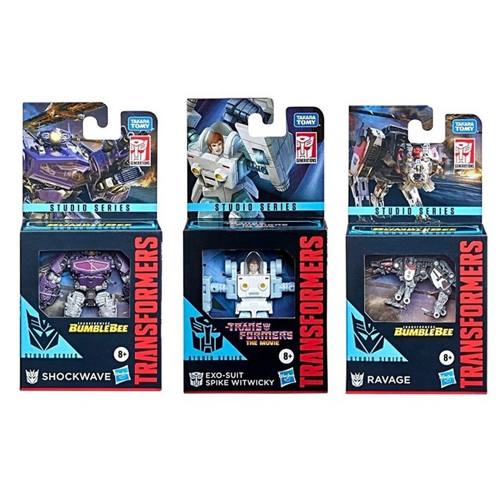Transformers Generation Studio Series 3 Shockwave Exo Suit Ravage - 3 PACK