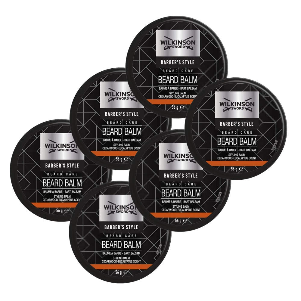 Wilkinson Sword Beard Barber's Style Balm 56g - 6 PACK