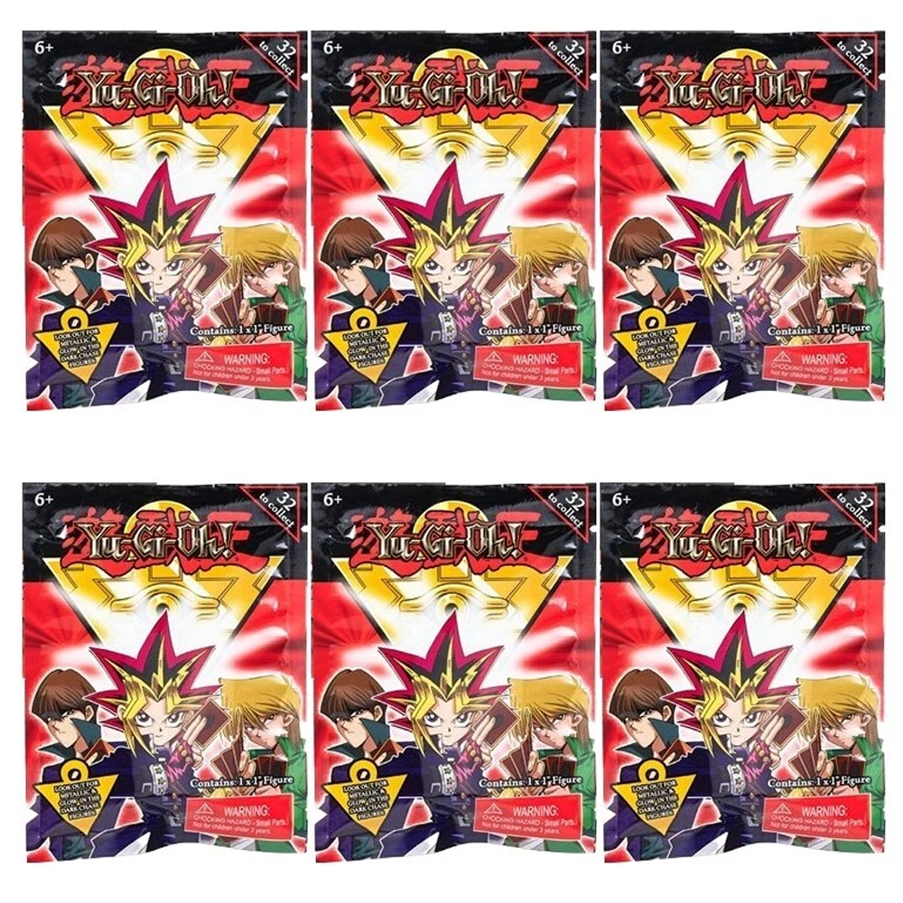 Yu-Gi-Oh! Micro Action Figures Collectible Blind Bag - 6 PACK
