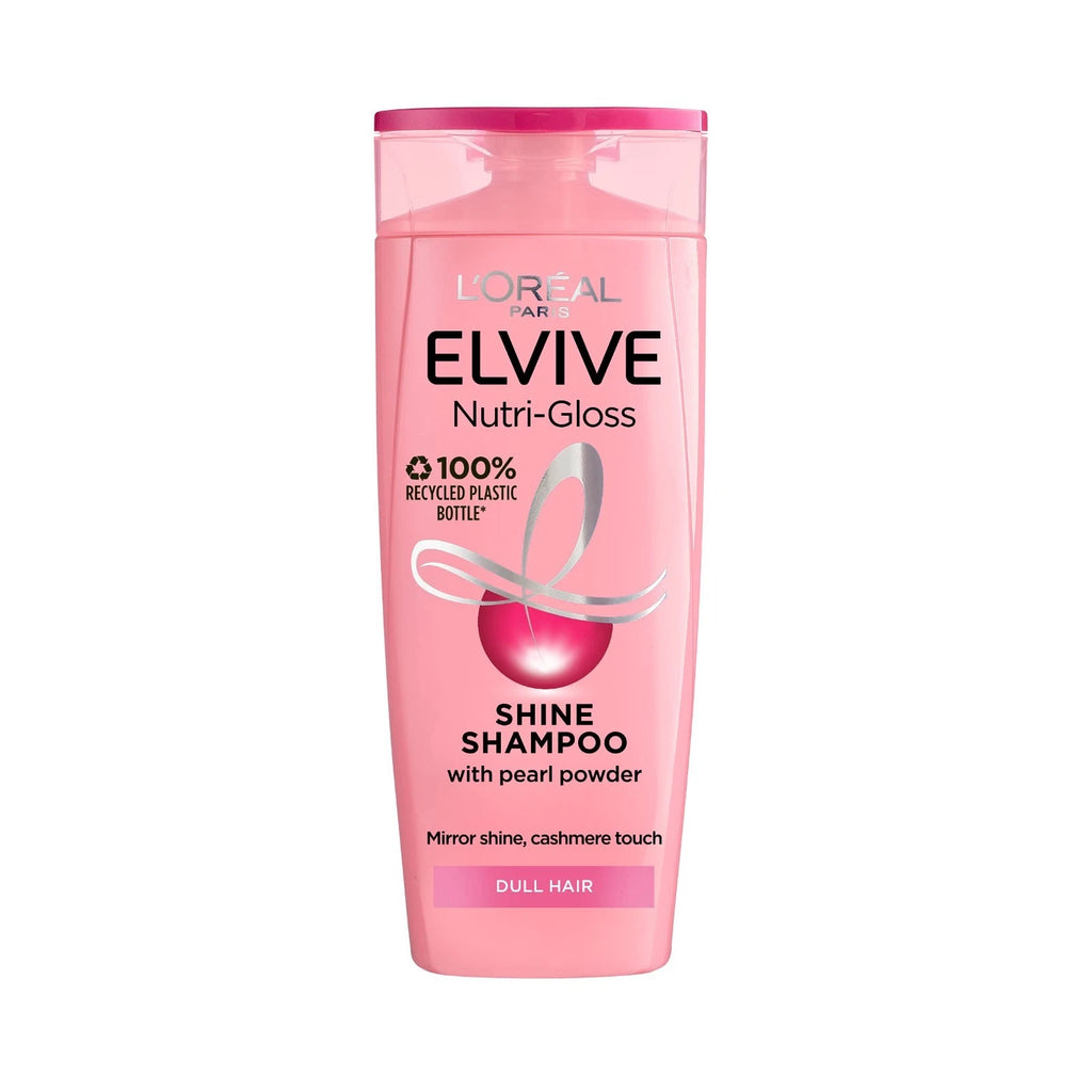 L'Oreal Elvive Nutri Gloss Shine Shampoo 500ml - 3 PACK